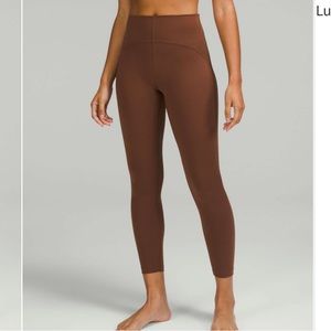 Lululemon Instill High-Rise Tight 25" Roasted Brown NWT